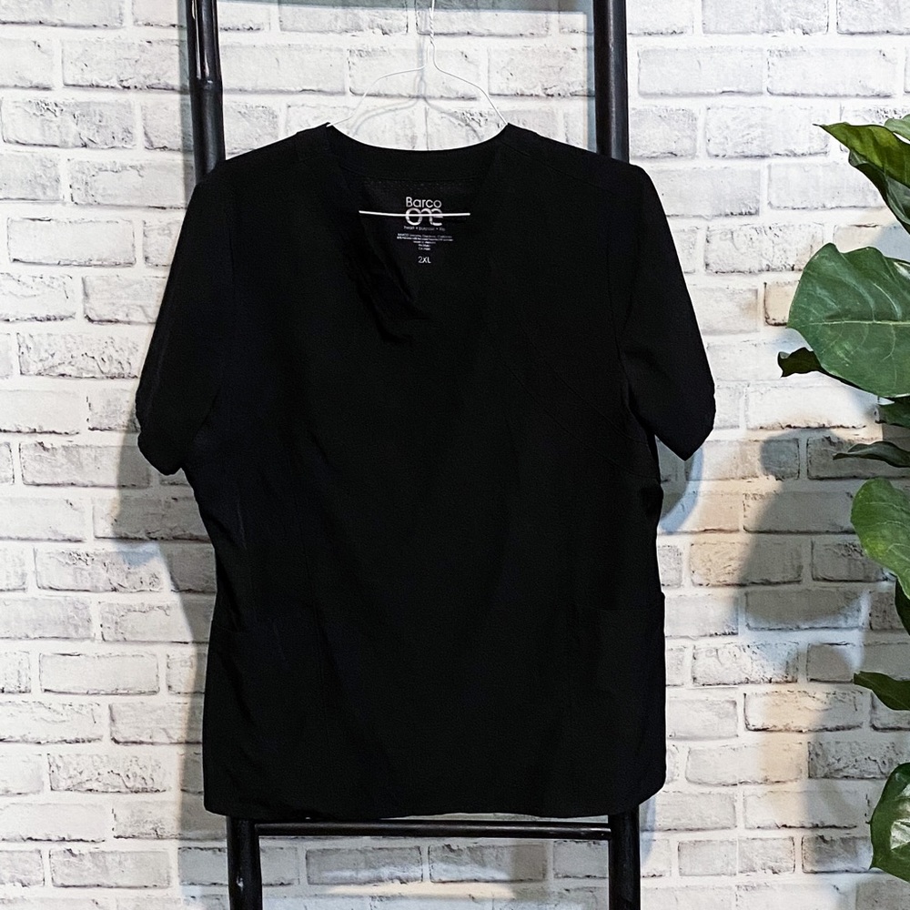 Black Barco One Scrub Top 2X